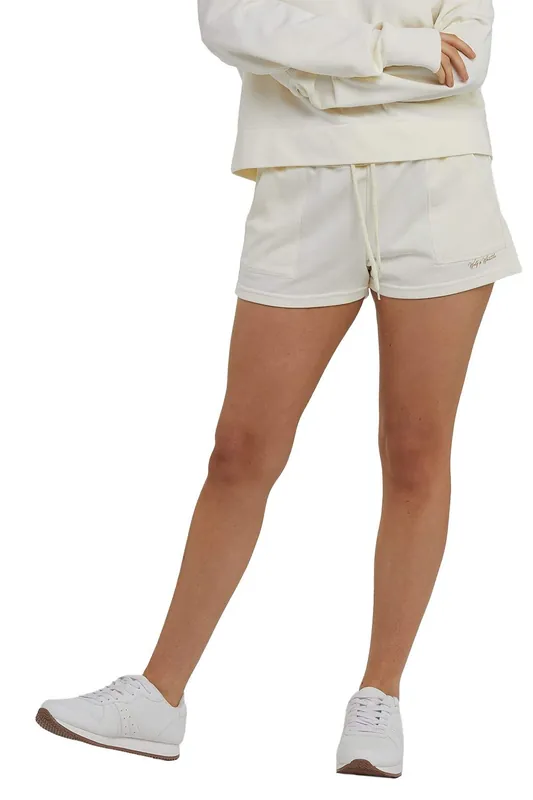 Winter White Tie Waist 'Shorts' - Wolf & Whistle