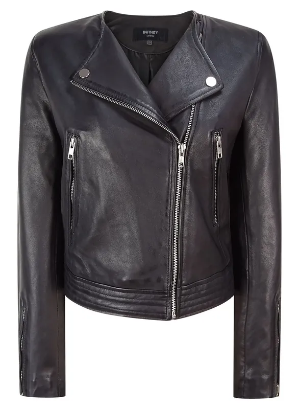 Fitted Biker Short Jacket - TruClothing