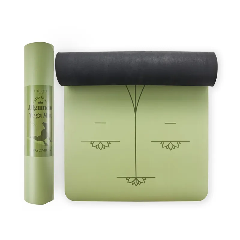Extra Large Moss Alignment Yoga Mat - Myga