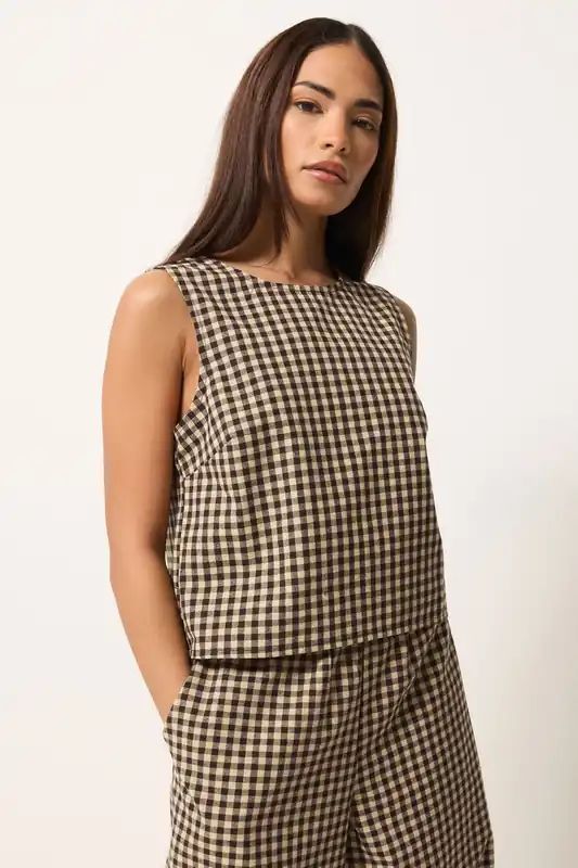Petite Gingham Top - PixieGirl