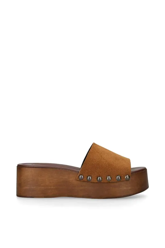 Conga Tan' Suede Sandals - STEVE MADDEN