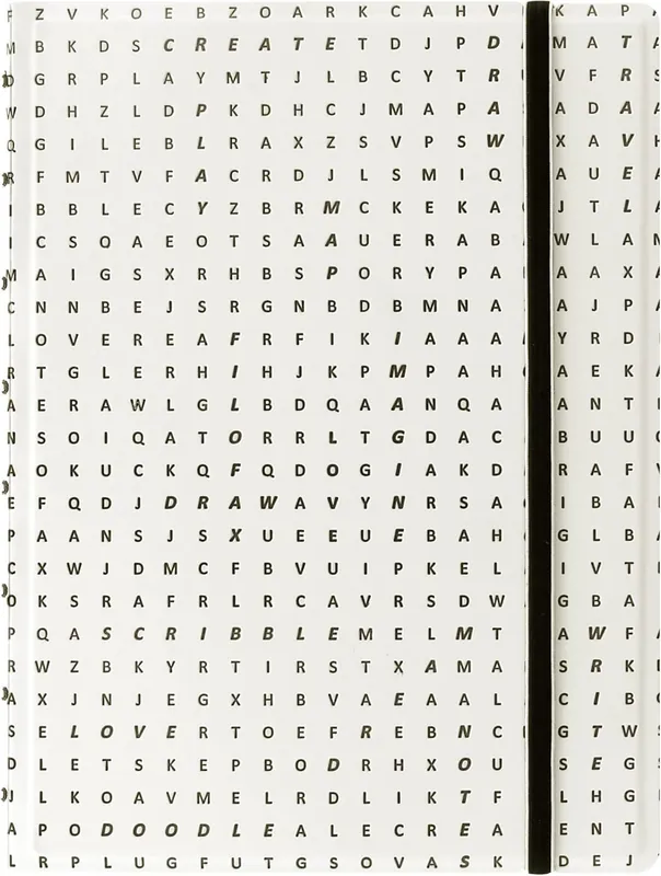 Impressions Black & White A5 Notebook 115042 - Filofax