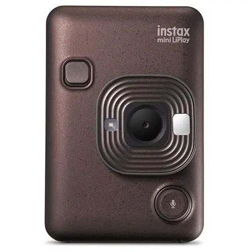 mini LiPlay Hybrid Instant Camera in Deep Bronze - instax