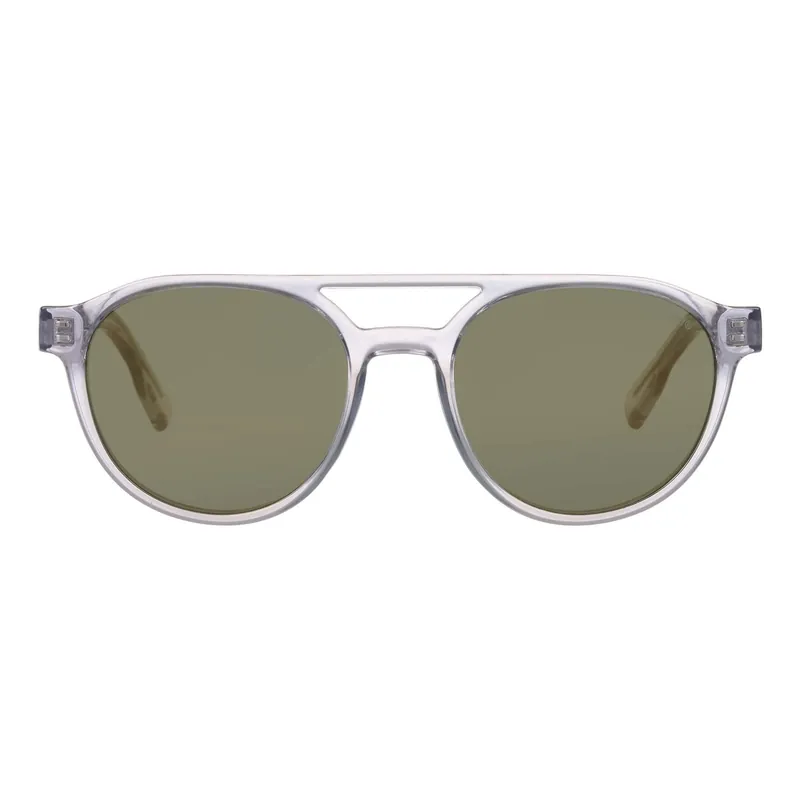 Aviator Crystal Light Grey Gold Flash Mirror SDS-5048
