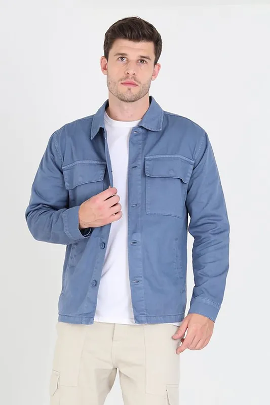 Cotton Twill Shacket - Brave Soul