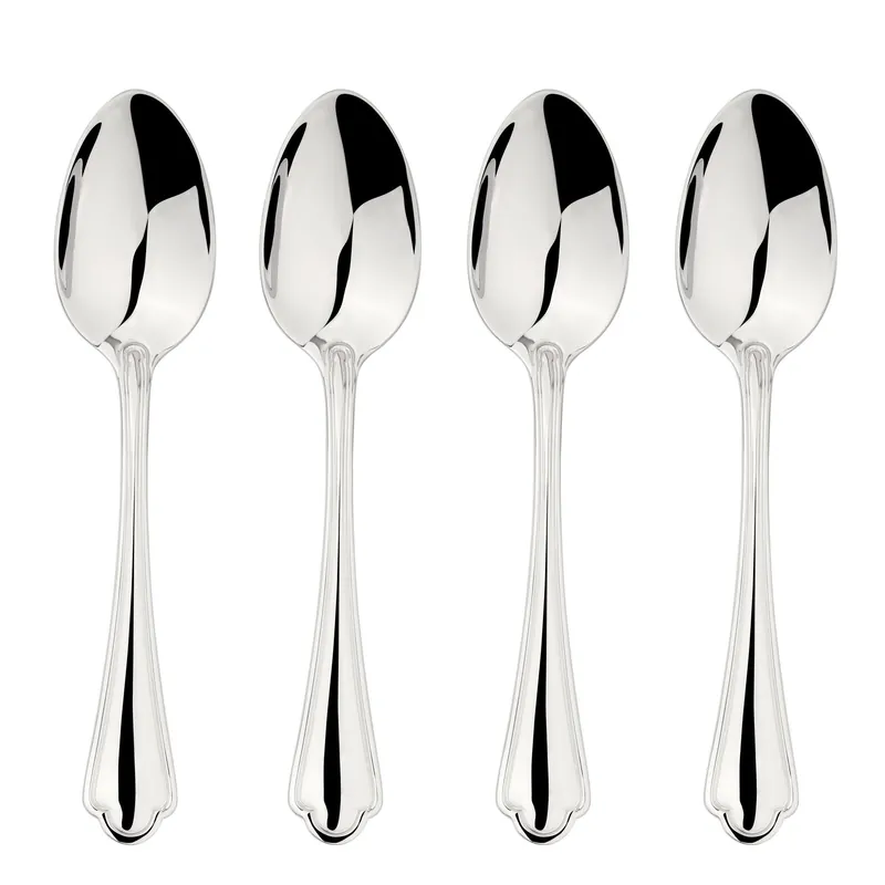 Cutlery 18/8 Stainless Steel Spoon 4pc Set Alhambra - Glim & Glam