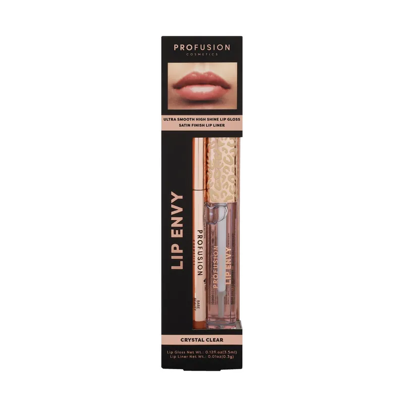 Lip Envy Gloss and Lip Liner Duo Crystal Clear - Profusion Cosmetics
