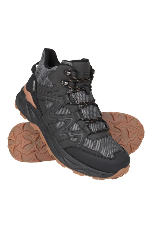 Trail Blazer' Waterproof Comfortable Cushioned Hiking Walking Boots - Mountain Warehouse