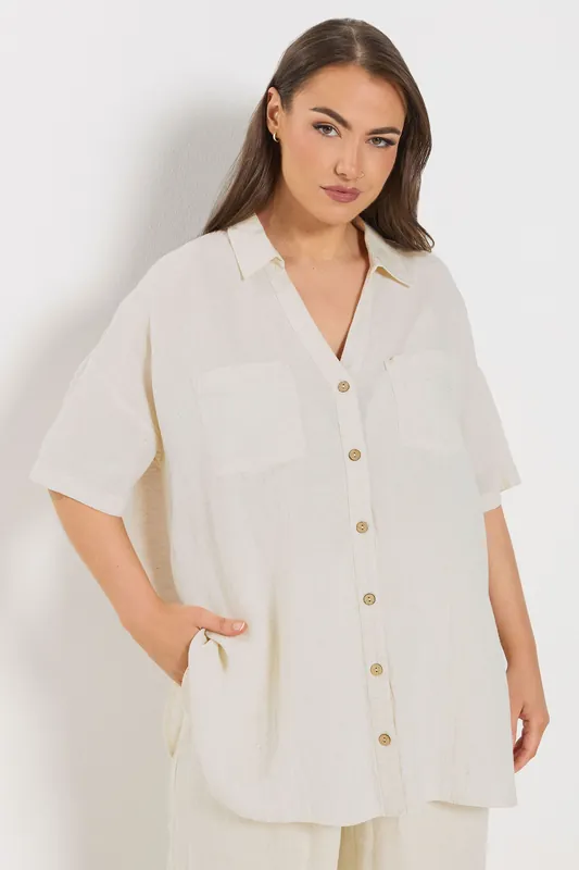 Short Sleeve Linen Shirt - Yours
