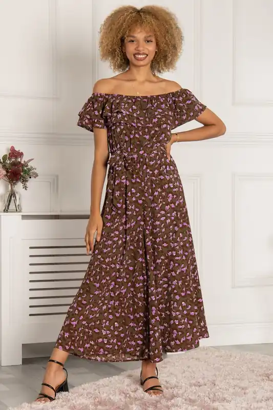 Brittany Animal Print Jumpsuit - Jolie Moi
