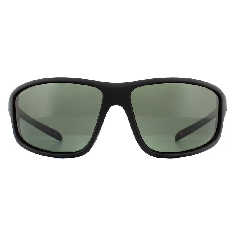 Wrap Black Rubber Green G15 Polarized Sunglasses - montana