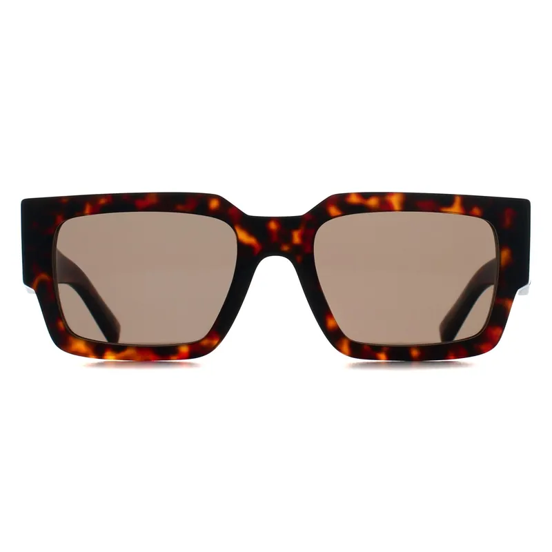 Rectangle Root Tortoise Dark Brown PRB17S - Prada