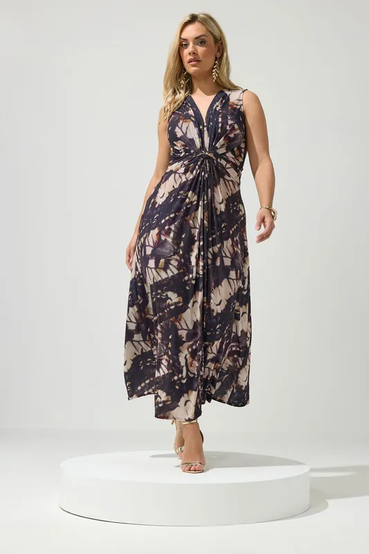 Abstract Knot Detail Dress - Yours