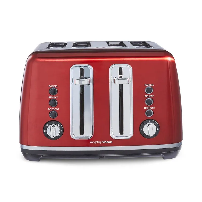 Accents 4 Slice Toaster Metallic Purple - Morphy Richards