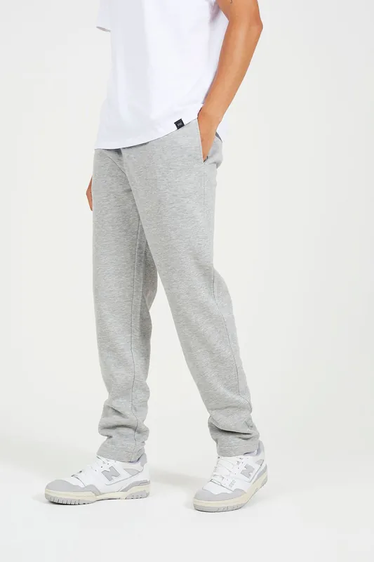 Straight Leg Open Hem Joggers - Brave Soul