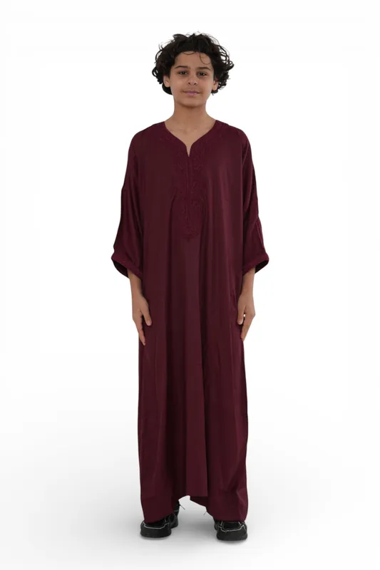 Moroccan Thobe Jubba Robe Eid Djellaba Gandoura - K-HM62