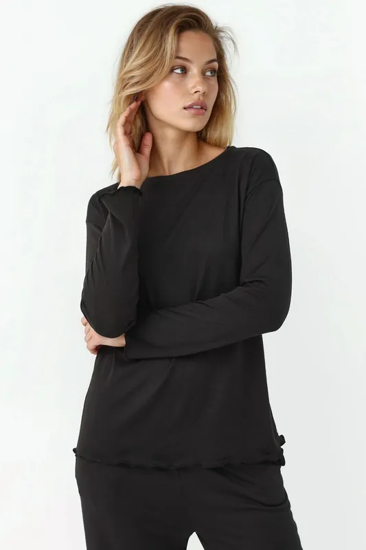 Cozy Relaxed Fit Long Sleeve Pijama Set - Hiccup