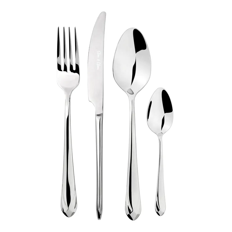 Cutlery Sets Stainless Steel 18/8 16pc Set Catering Versailles - Glim & Glam