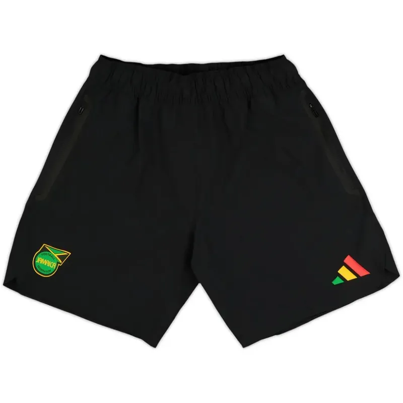 Mens 2026 2027 Tiro Travel Shorts Black - Jamaica