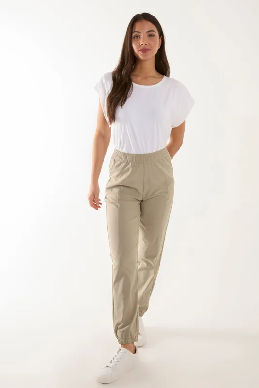 Cuff Trousers - Blue Vanilla