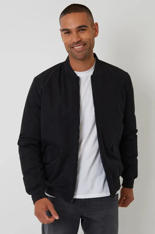 Padded Bomber Jacket - Threadbare