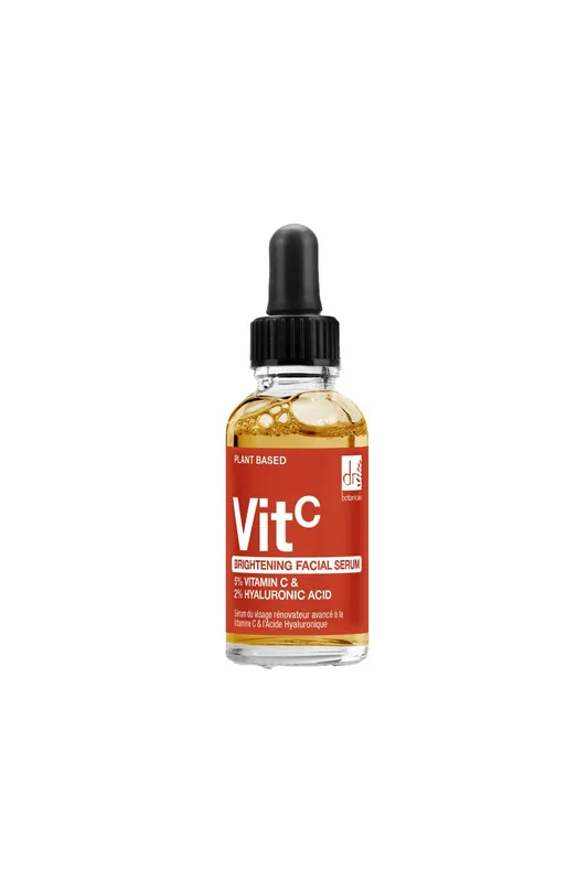 Brightening Anti-Ageing Facial Serum with 5% Vitamin C & 2% Hyaluronic Acid 30ml for Plumping and Moisturising