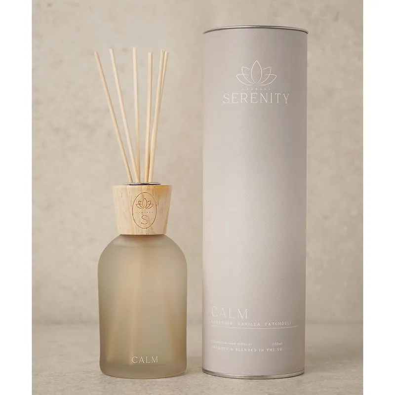Calm Diffuser Bergamot, Lavender & Sandalwood 220ml - Serenity