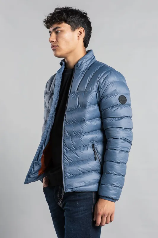 Padded Funnel Neck Full Zip Jacket - Tokyo Laundry