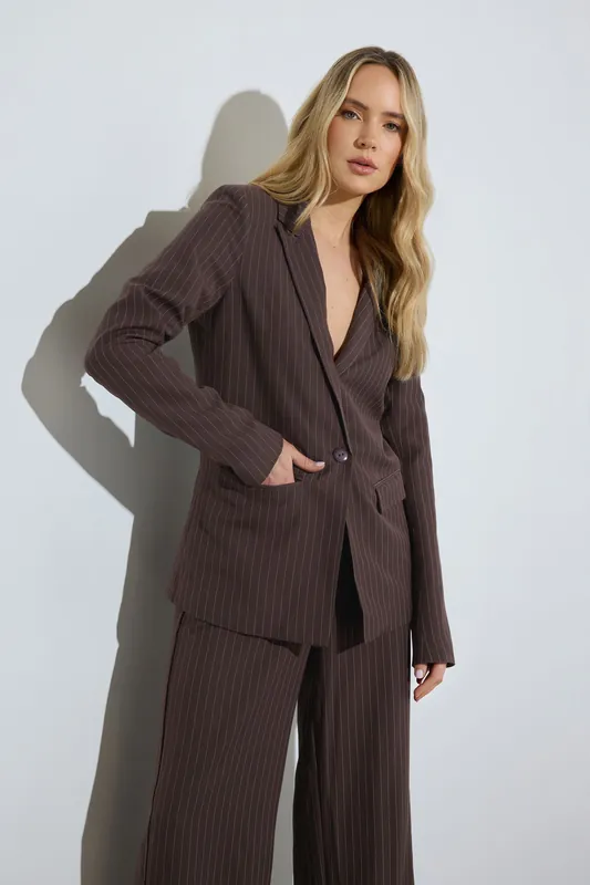Tall Pinstripe Blazer - Long Tall Sally