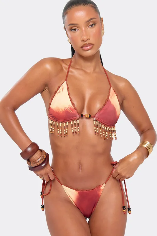 Abstract Print Bikini Set - EGO