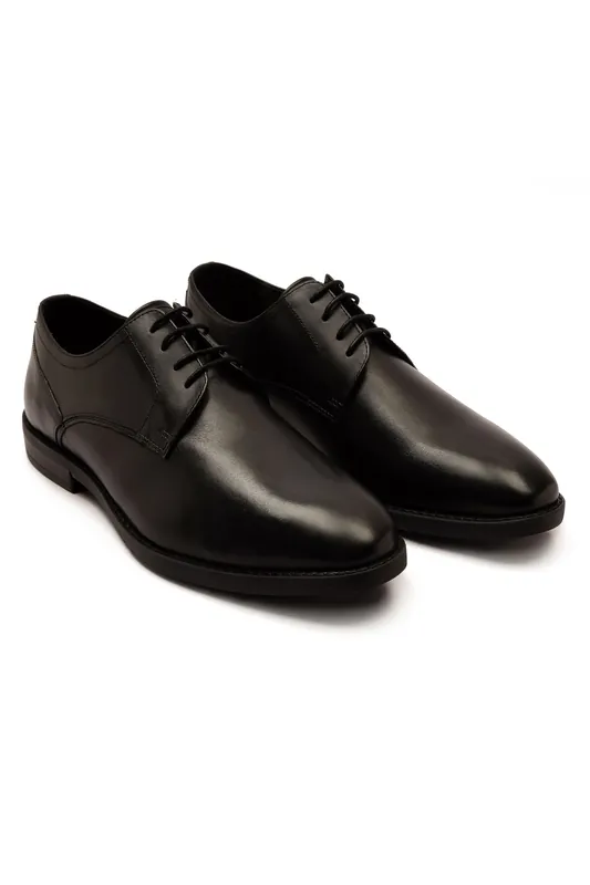 Lanner Leather Formal Derby Shoes - Thomas Crick