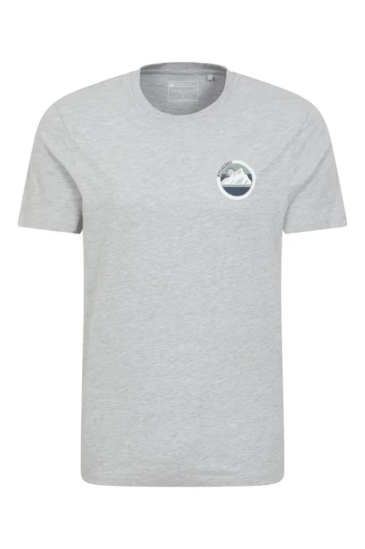 Pitlochry Mountain' Lightweight Cotton T-Shirt Soft Short Sleeve Top