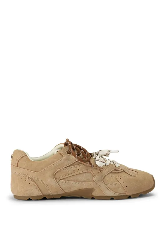 Aziel Beige' Suede Trainers - STEVE MADDEN