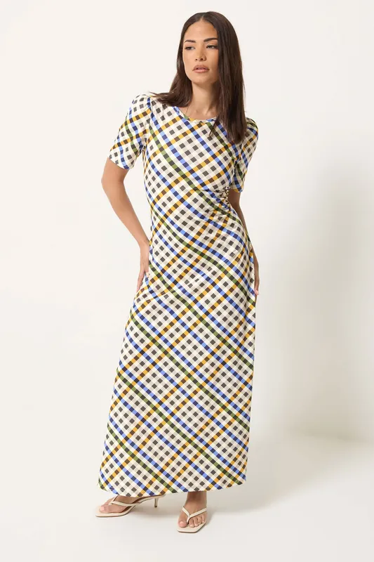 Petite Gingham Maxi Dress - PixieGirl