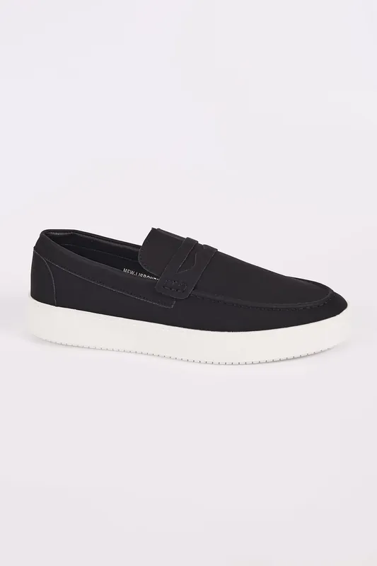 Faux Suede Loafers - Brave Soul