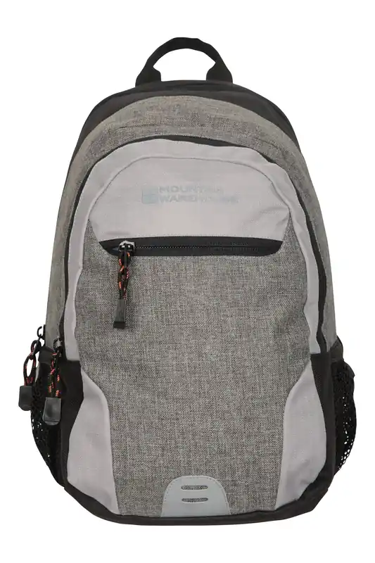 'Quest' Mesh Bottle Pocket Evryday Hiking Backpack - Mountain Warehouse