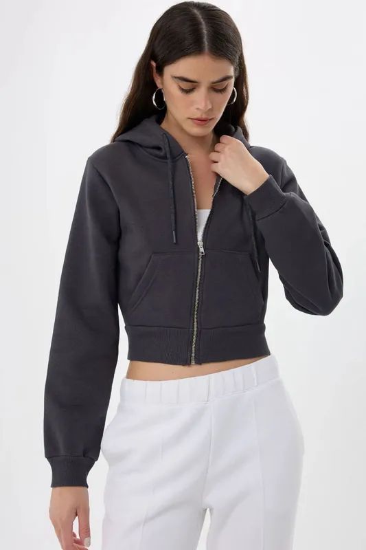 Jersey Zippered Blouse - Hiccup