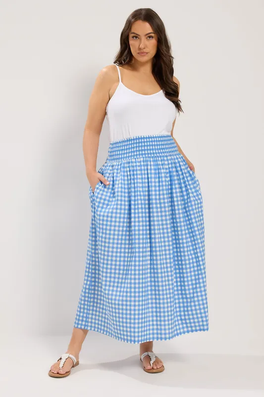 Gingham Maxi Skirt - Yours