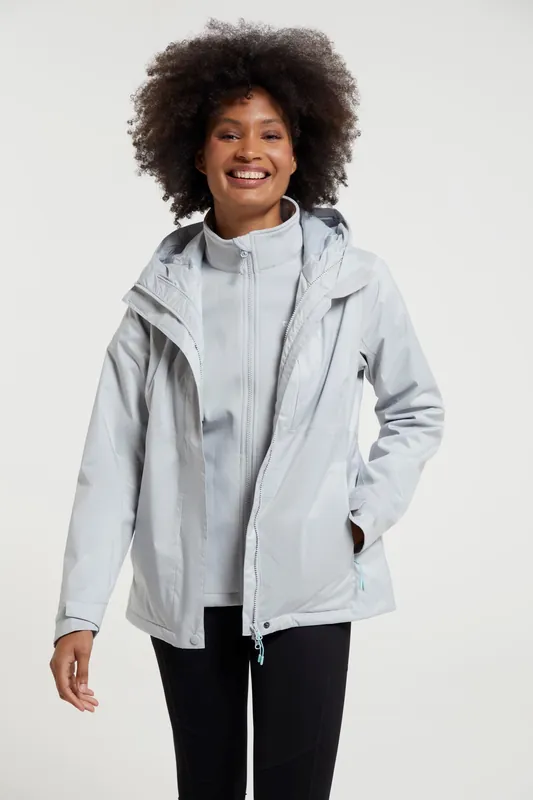 Whirlwind' Waterproof Adjustable Hood Softshell Inner Jacket - Mountain Warehouse