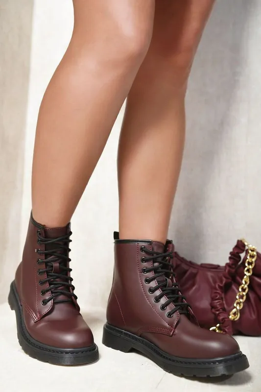 Rylee Lace-up Platform Ankle Boots