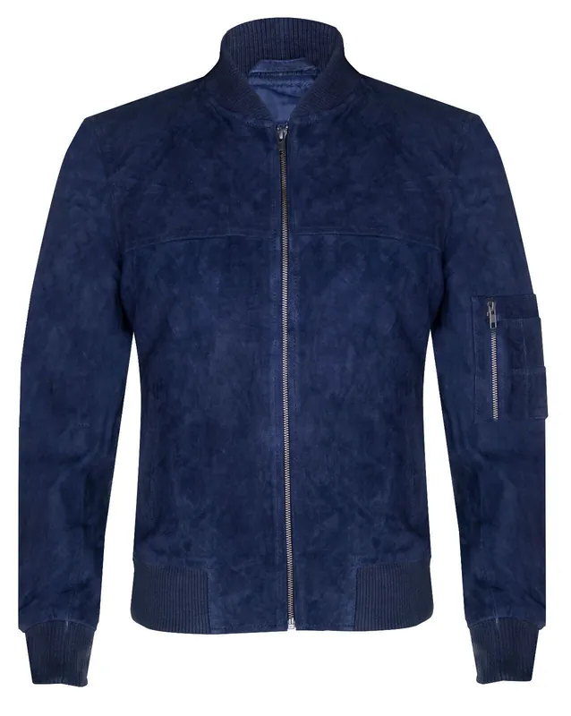 Goat Suede MA-1 Bomber Jacket-Auckland