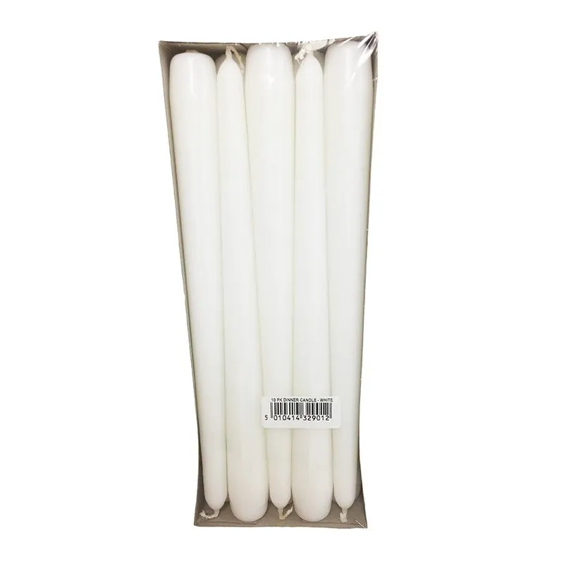 Dinner Candles (Pack of 10) - Prices