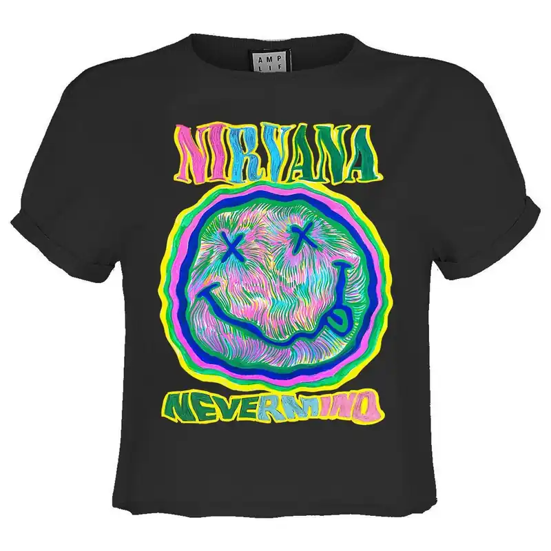 Scribble Nirvana Crop Top - Amplified
