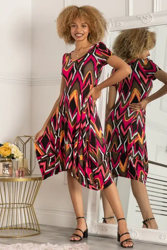 Maarja Bubble Hem Dress - Jolie Moi