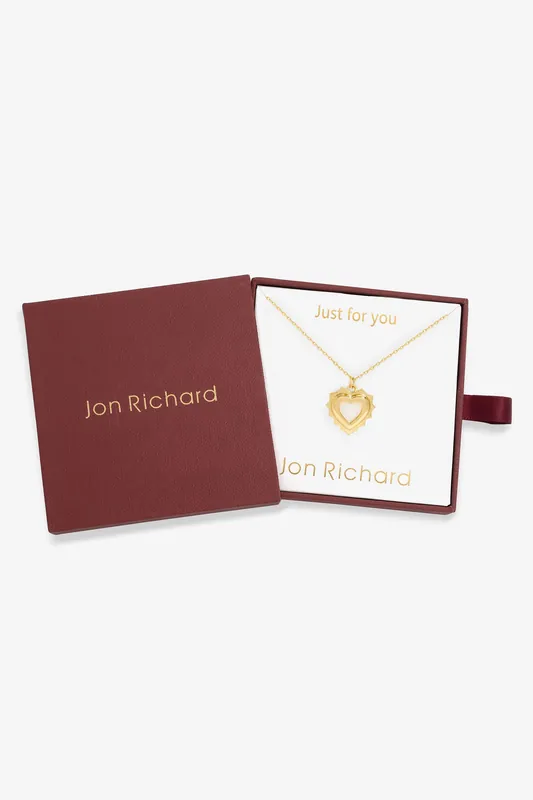 14Ct Real Gold Plated Heart Birthstone Pendant - June - Gift Boxed