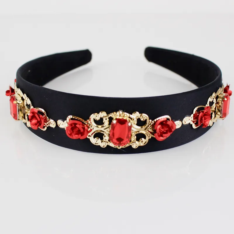 Red Rose Embellished Headband - SVNX