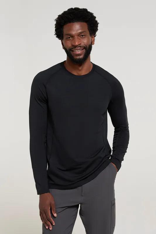 Vermont' Breathable Long Sleeve Round Neck Thermal Baselayer Top - Mountain Warehouse