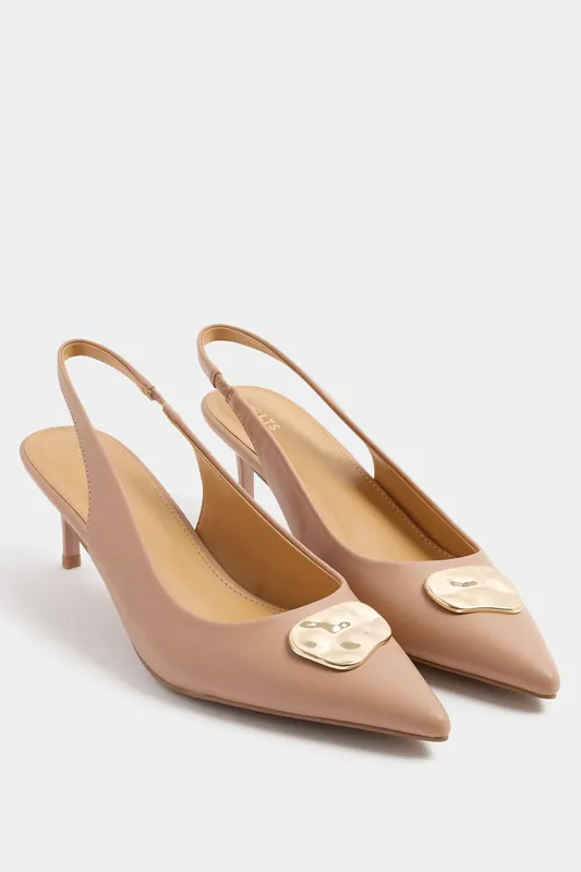 Hammered Slingback Heels In Standard Fit - Long Tall Sally