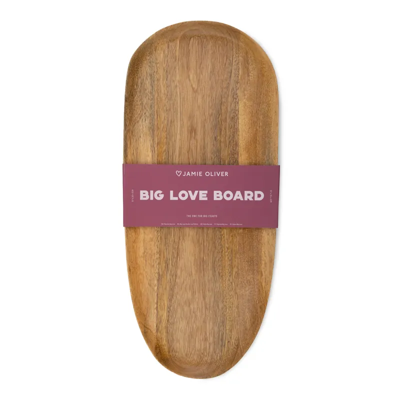 Big Love Serving Board, Mango Wood Chopping Board, 57 x 25 x 3cm - Jamie Oliver