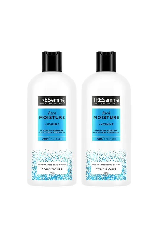 'Conditioner' Rich Moisture with Vitamin E for All-Day Hydration, 2 Pack of 680ml